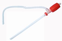 Hevelpomp polyethyleen (wit/rood -klein model)