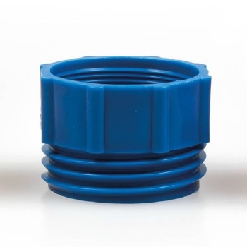 Adaptor hevelpomp blauw voor plastic vat 1
