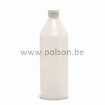 Lege fles 1L met witte spuitdop